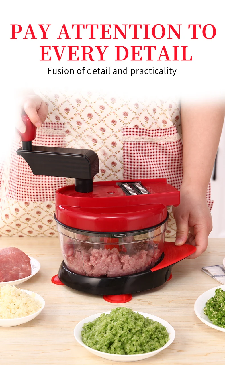 Good Quality Hand Operate Manual Meat Grinder Sausage Beef Mincer Maker Table Home Kitchen