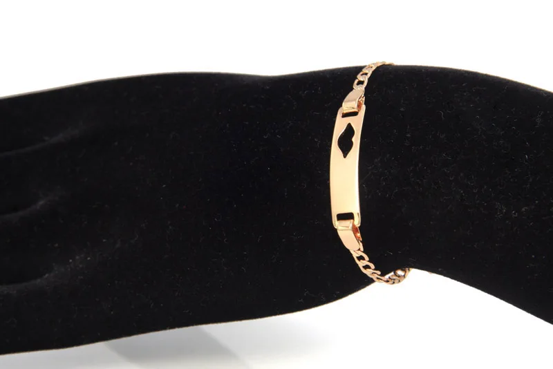 BR40A_09 baby bracelet gold kids jewelry bracelete ouro pulseira bebe bijoux ninas armband