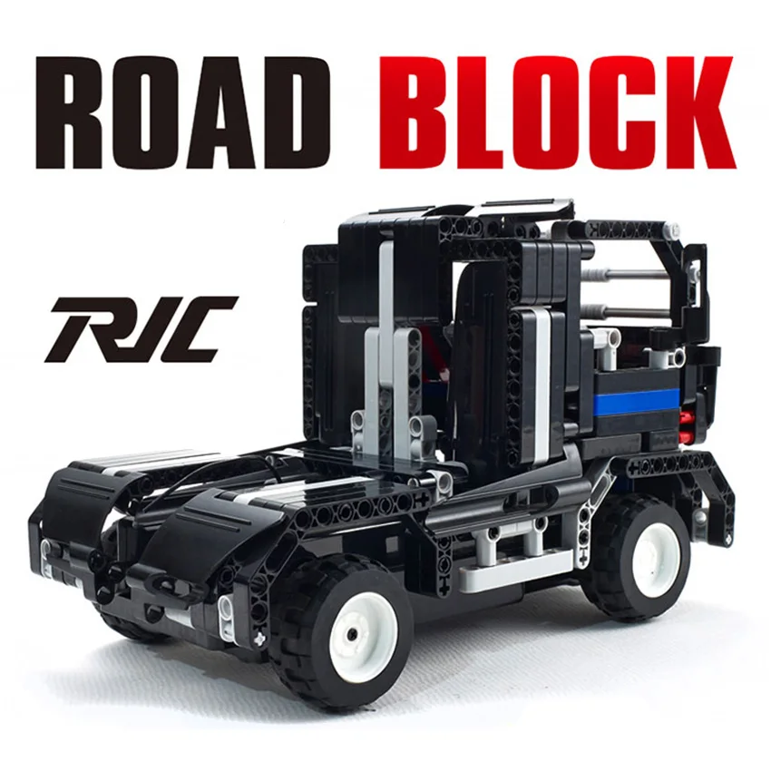 DIY Technic Building Block Car Kit Transform RC Container Lorry to Sports car model Car Assemble Set Toys Gift for children boy 
