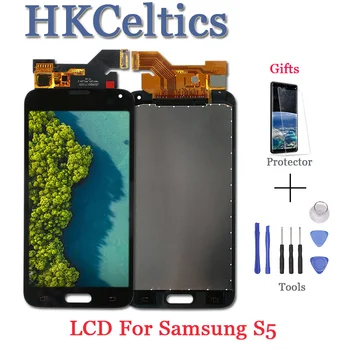 

For Samsung S5 LCD G900F Display LCD Screen+Touch Digitizer Assembly Compatible for Samsung Galaxy S5 G900 G900F LCD Replacement