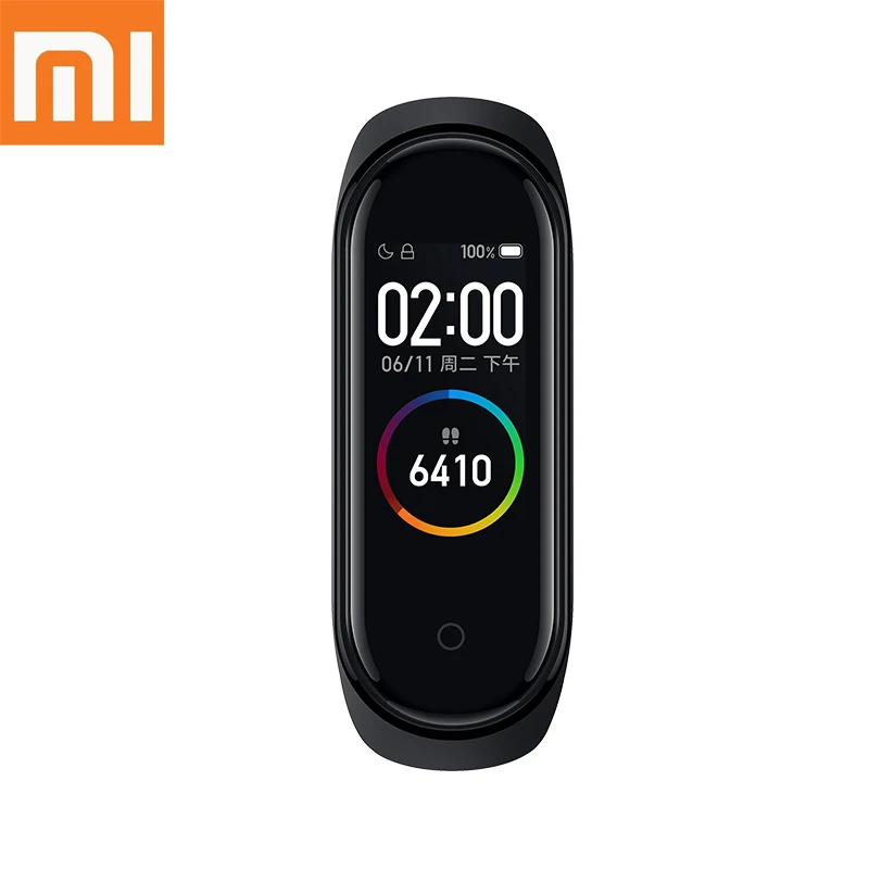 Смарт часы Xiaomi Mi band 4 цветной экран AMOLED bluetooth 5 0 АТМ длительное время работы в