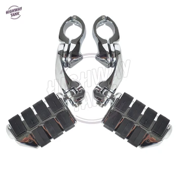 

1-1/4" 32mm Motorcycle Foot Peg Foot rest case for Honda Suzuki Kawasaki Yamaha Harley Electra Road King Street Glide