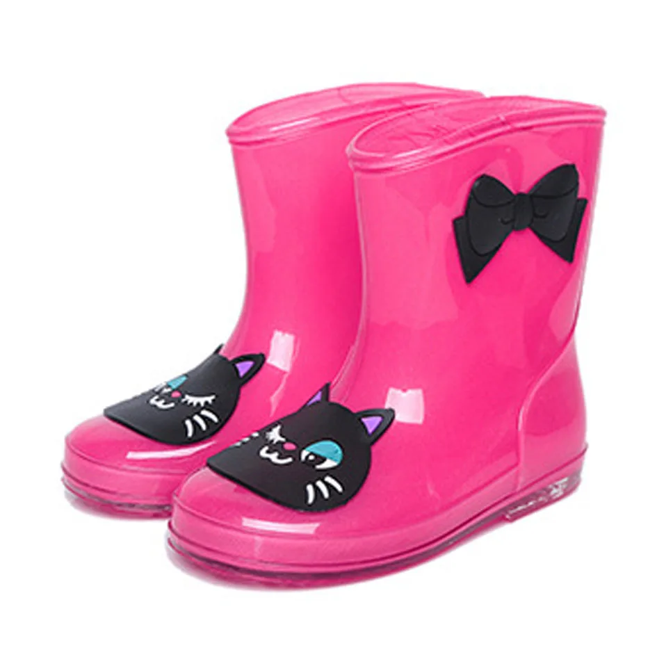Disegno del fumetto Per Bambini Da Pioggia 2017 Stile di Autunno Moda Stivali Da Pioggia In Gomma Ragazze Toddlers Scarpe Da Pioggia Impermeabili per I