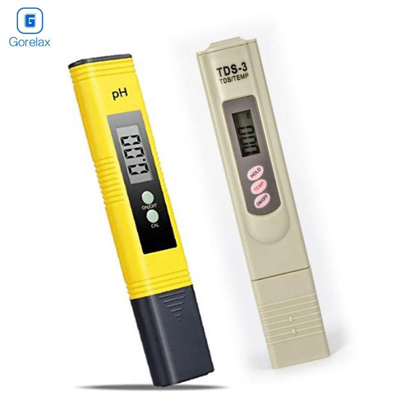 

Protable LCD Digital PH Meter Pen Tester Accuracy 0.01 with ATC for Aquarium Pool Water Wine Urine Calibration TDS Water Tester