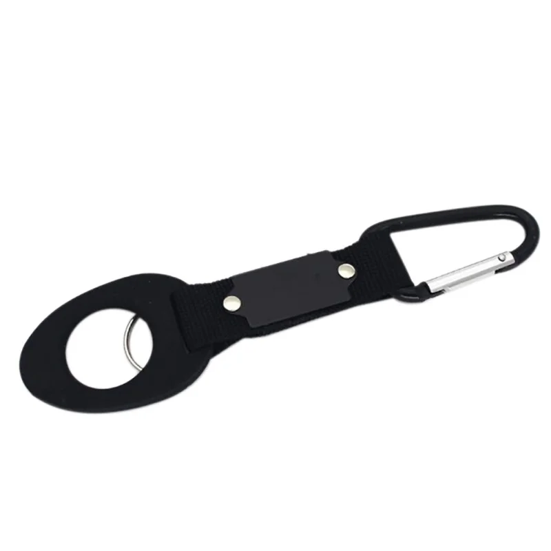 

2018 New Aluminum Rubber Buckle Hook Backpack Buckle For Outdoor Sport Carabiner Water Bottle Holder Camping Hiking