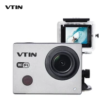 Original VTIN Action Video Camera 1080P 30fps FHD Waterproof 2.4G WIFI Sports Cam Wrist Remote Control w/ 2” Screen 2 Batteries