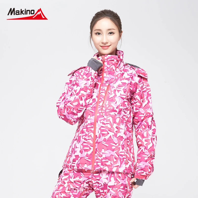 Makino Snow Ski Jacket Women's Skiing Clothing Winter Sports Ski Jacket Skiing Coats Waterproof Windproof Warm Outdoor Jacket