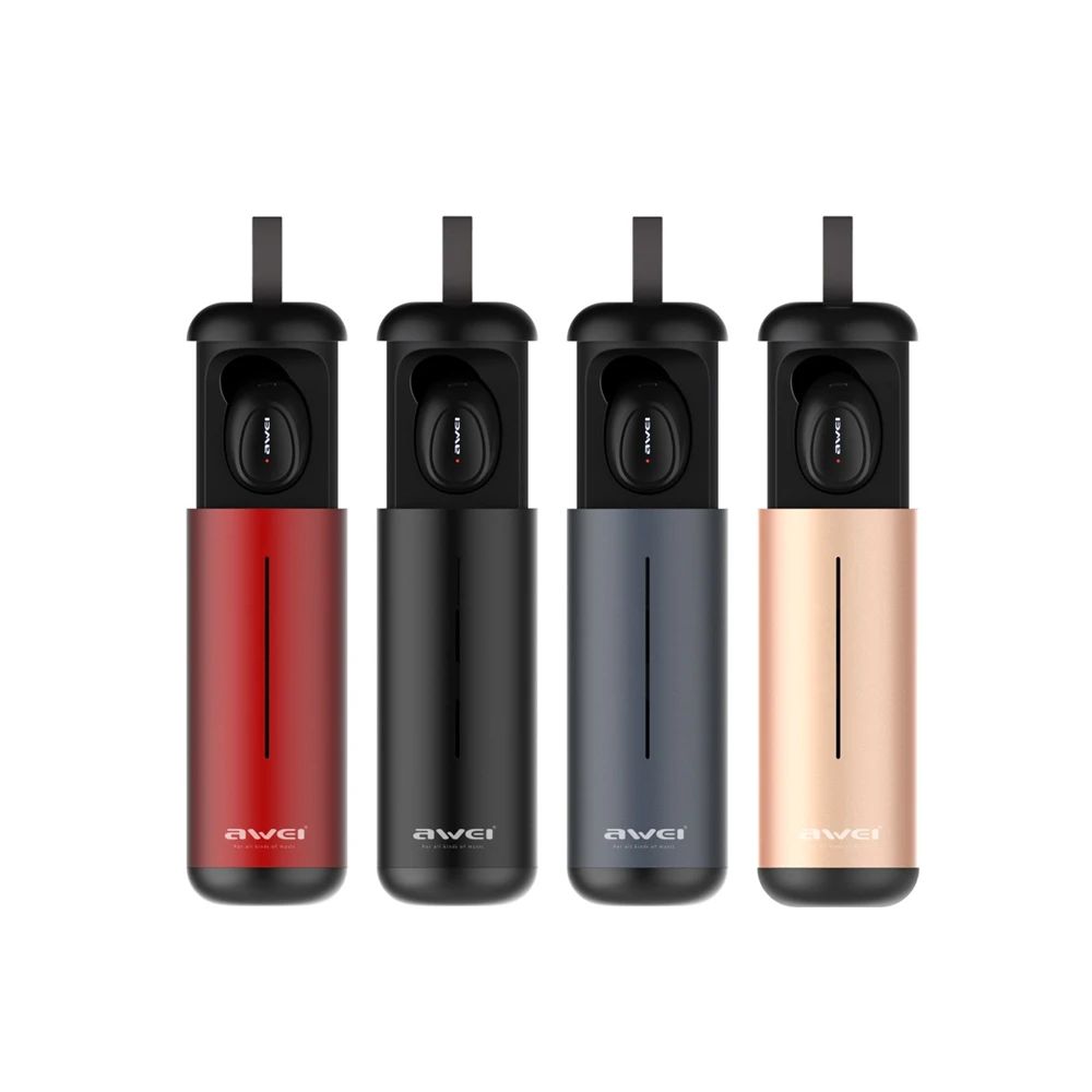 AWEI T5 Mini Dual Ear Bluetooth 5.0 TWS Earphone Earbuds In Ear Waterproof Earphone with Charging Case AWEI T5 Mini Dual Ear Bluetooth 5.0 TWS Earphone Earbuds In Ear Waterproof Earphone with Charging Case