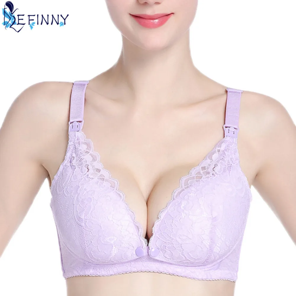

Lace Embroidery Cotton Sleep Bra Pregnancy Underwear Breast Feeding Bra Pregnant Women Breast Feeding Maternity Nursing Lingerie