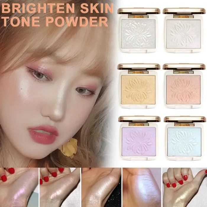 Дропшиппинг highlighter палитра пудры мерцающий стойкий контурирующая пудра для макияжа лица SMJ