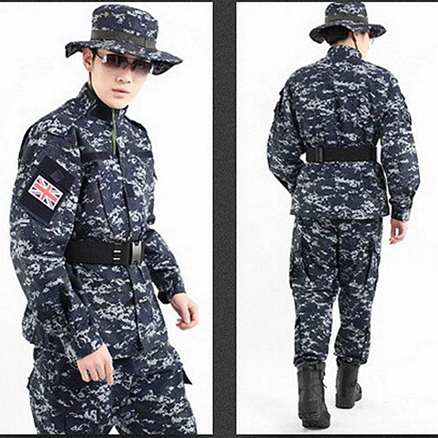 new us camouflage uniform navy military uniform navy digital blue