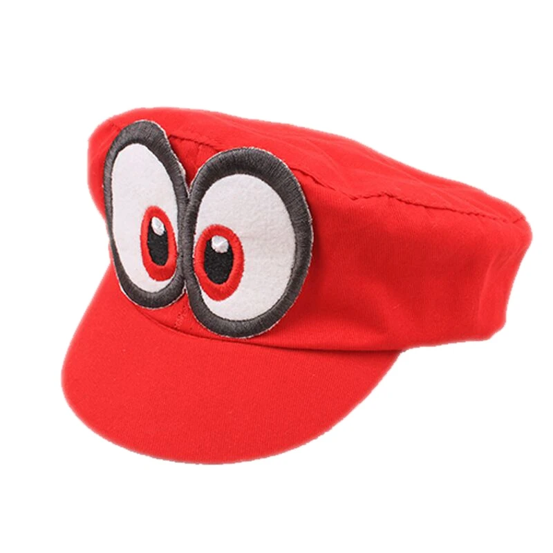 Super Mario Bros аниме восьмиугольная шляпа Кепка Супер Марио Луиджи Одиссея шапки карнавальные вечерние бейсбольные костюмы для взрослых детей Размер - Цвет: Super Mario Odyssey