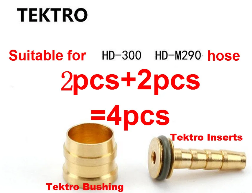 

4pcs/lot Bicycle Brake cycle Hydraulic disc brake Olive Connector Insert suit for Tektro Hydraulic disc hose repair tool kit
