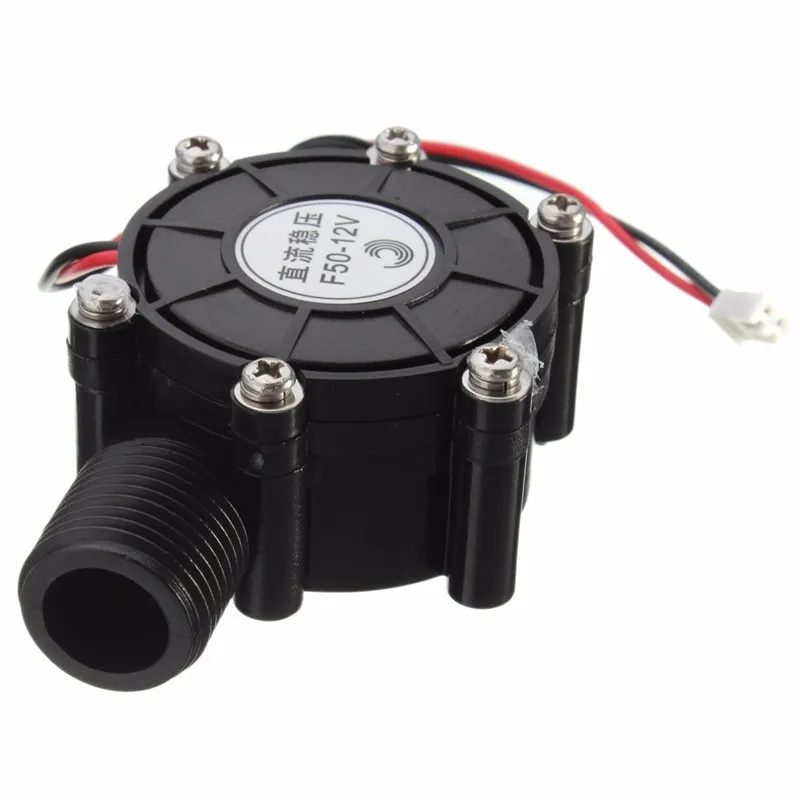 Micro generatore Akozon F50 Micro-idro DC Water Flow Pump Turbine Idroelettrico Generatore di energia Generatore di flusso d/'acqua fai da te F50 5V
