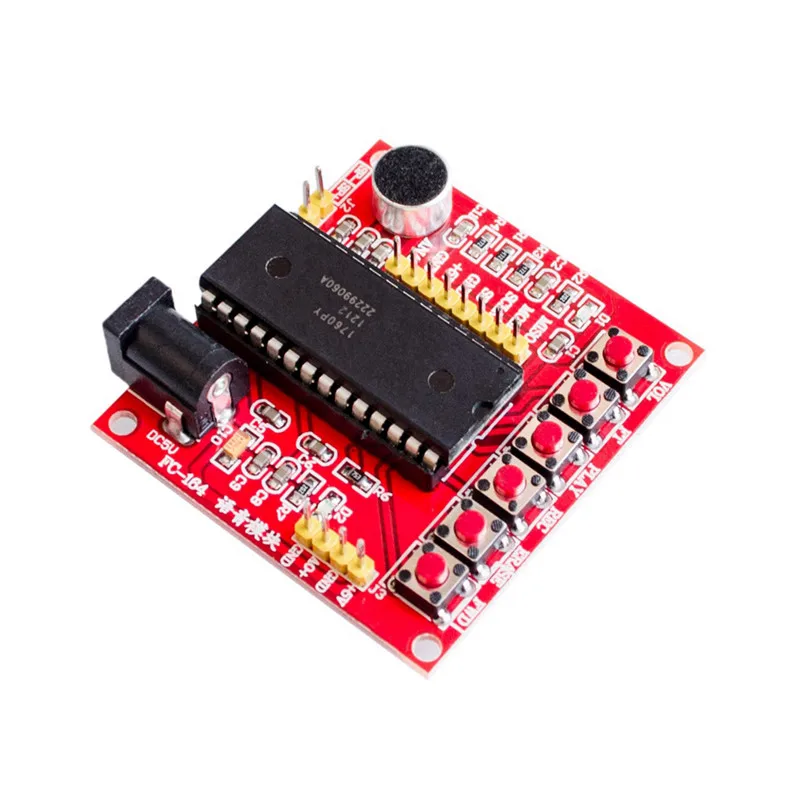 1pcs Red ISD1700 Series Voice Recorder Module with Chip ISD1760 Module