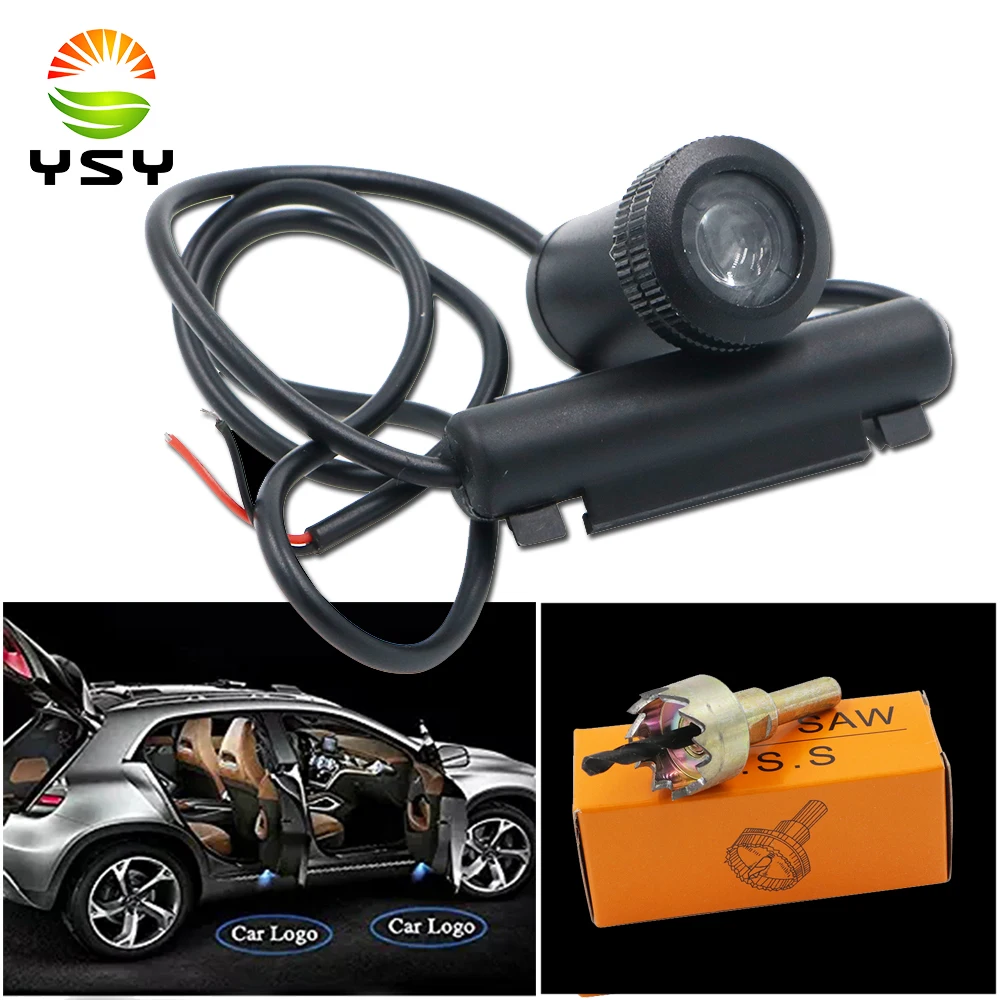 

YSY 2pcs Led Car Door Welcome Laser Projector Logo Ghost Shadow Light