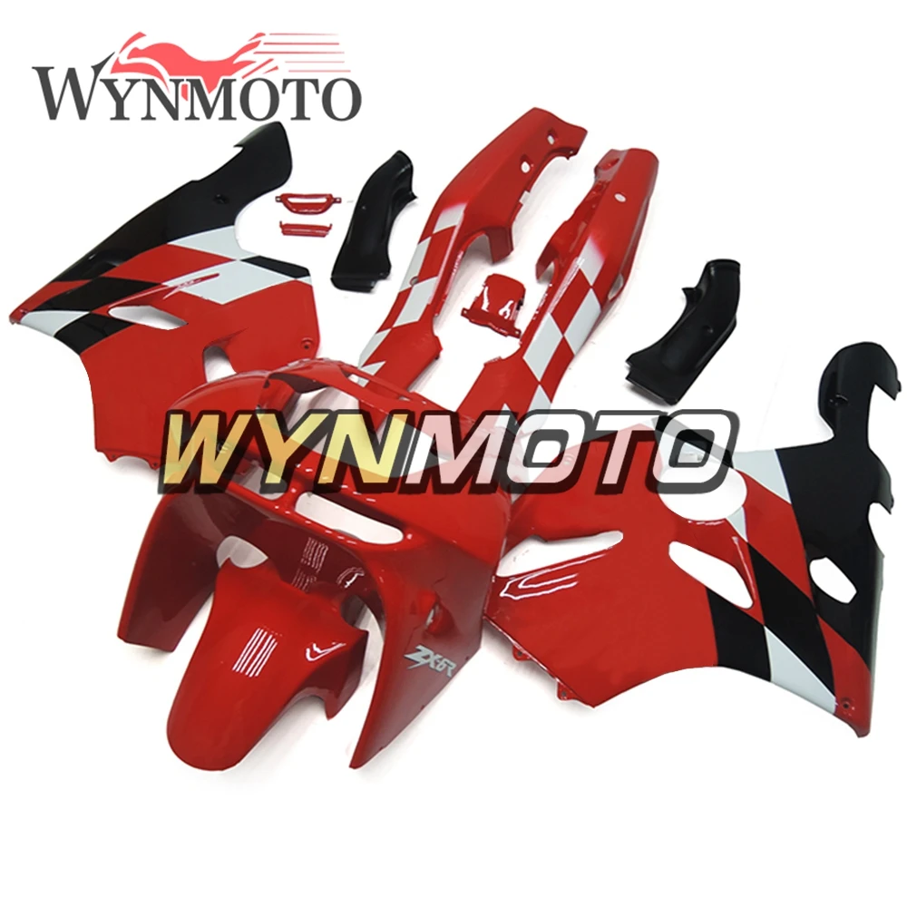 

Полный Обтекатель из АБС-пластика для Kawasaki ZX-6R ZX6R 636 1994 1995 1996, мотоциклетные красные, черные обтекатели, комплекты для тела