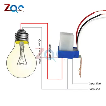 

Switch Automatic Auto On Off Photocell street Light Switch 50-60Hz 10A Photo Control Photoswitch Sensor DC 12V 24V AC 220V