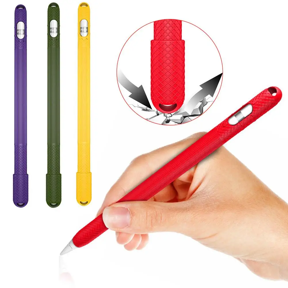 Нескользящий мягкий силиконовый защитный чехол для iPad Apple Pencil 1 Gen хорошего