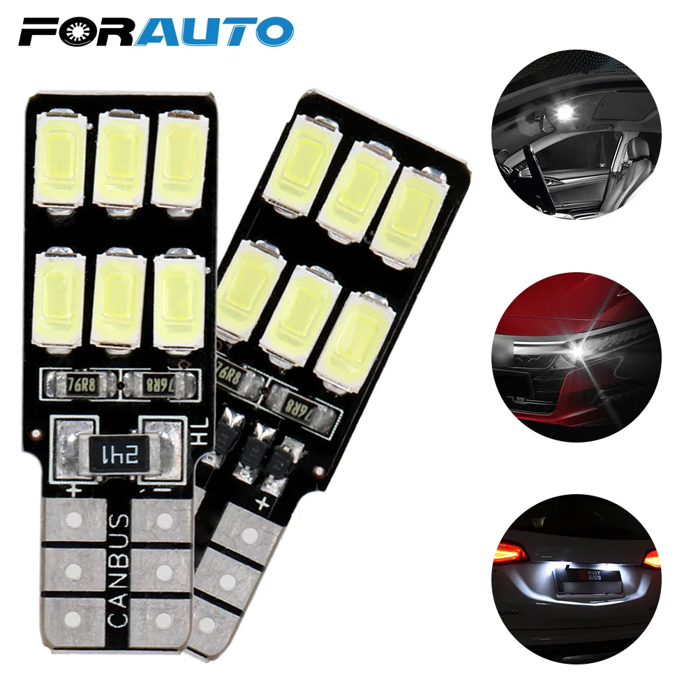 FORAUTO T10 194 W5W безошибочный Canbus светодиодный светильник для чтения авто Стайлинг 5630