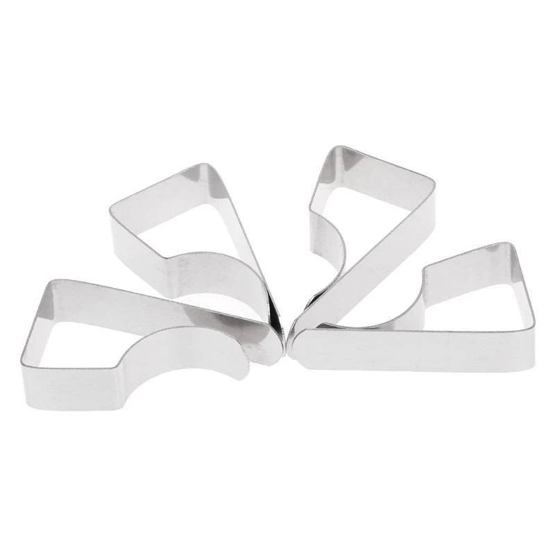 

4Pcs Stainless Steel Table Cloth Tablecloth Clip Clamps Holder For Party Wedding halloween or christmas gift