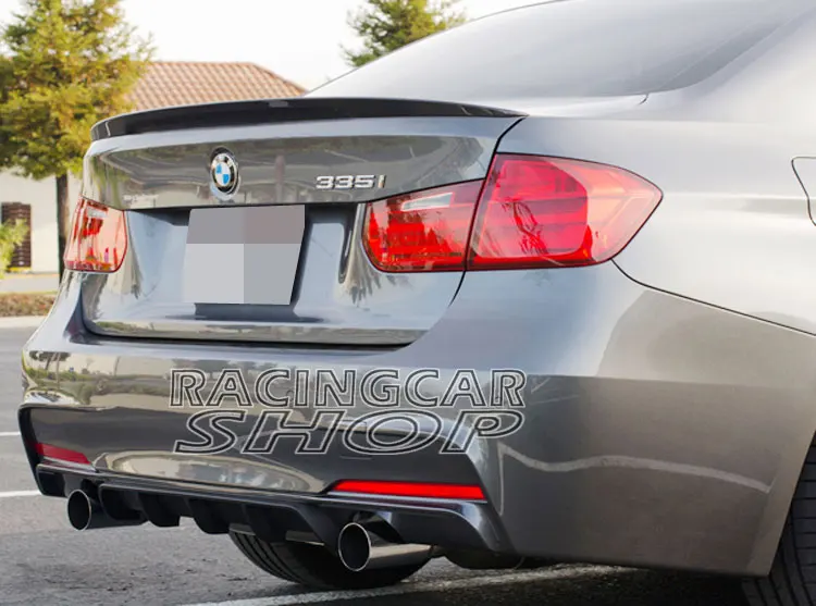 P Style REAR DIFFUSER for BMW F30 F31 3-series 335i M-TECH M-Sport BUMPER 2012UP