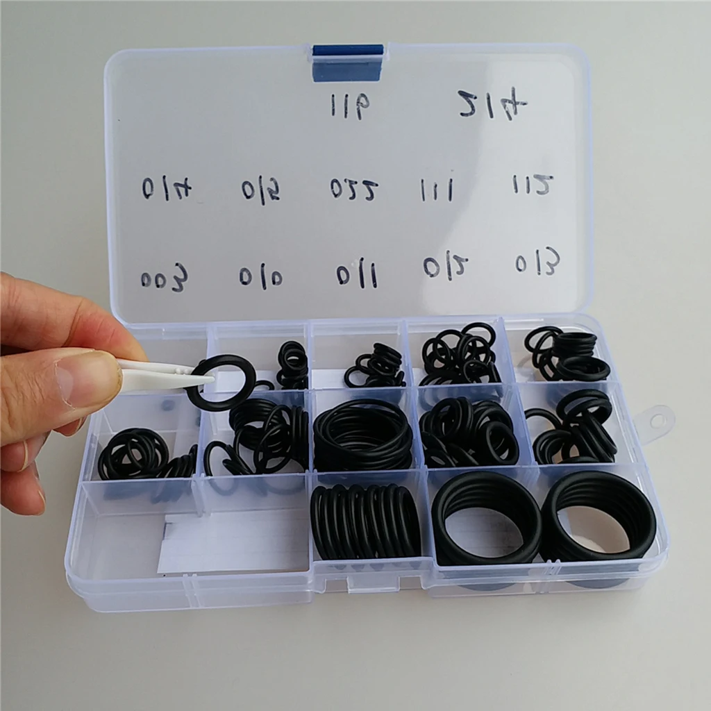 MagiDeal 170 Pieces Scuba Diving O Ring Kit with Pick, Holder Case for Dive BCD Regulator Hose Tank Cylinder Gauges Valves