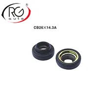 Automotive compressor seal oil seal/ LIP TYPE with RUBBER MOUNTED shaft seal/ for Daewoo V5 OEM, SOME GM V5/V7 OEM,  R134a,