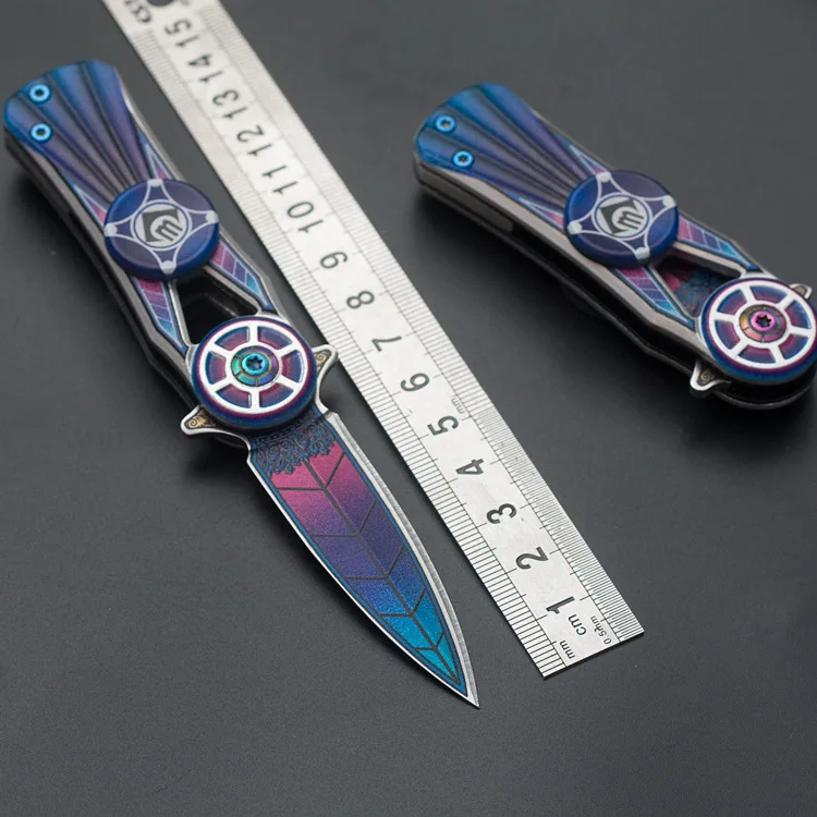 Многофункциональный складной ручной Спиннер игрушка EDC портативный карманный нож Спиннер Открытый Инструменты Кемпинг Охота выживания Seiko гироскоп
