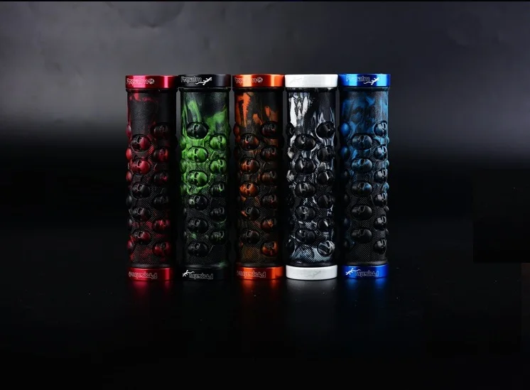 

PROPALM MTB Handlebar Grips TPR Rubber Lock-on Grips for MTB Folding Bike Fixed Gear Skull design parts for bicycles