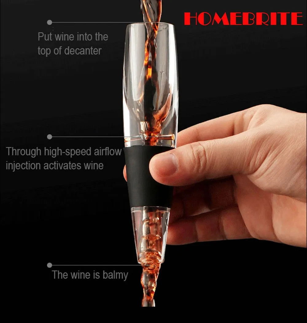 Mini Portable Magic Wine Decanter Aerator Essential Equipment Wine Quick Aerator Wine Hopper Filter Set And Gift Box KC1281M (9)