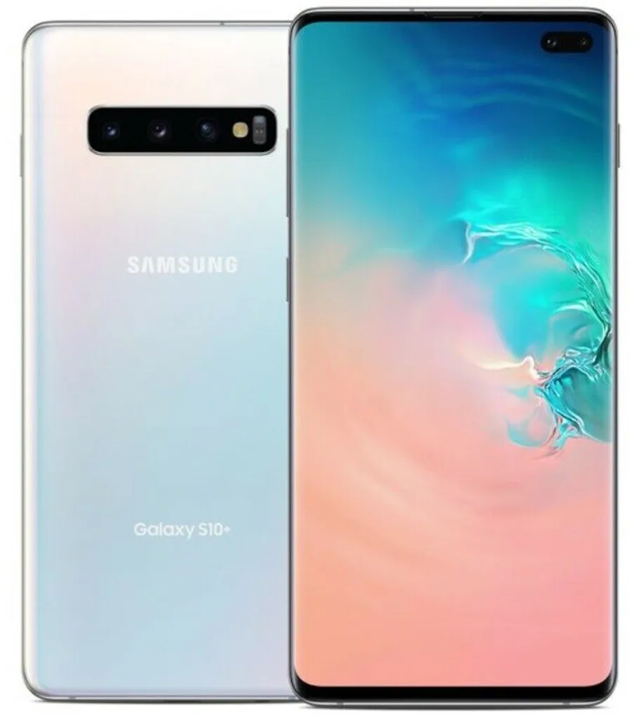 Мобильный телефон samsung Galaxy S10+ S10 Plus G975U, 8 ГБ ОЗУ, 128 Гб ПЗУ, четыре ядра, 6,4 дюйма, 5 камер Snapdragon 855, NFC, 4G LTE, Android