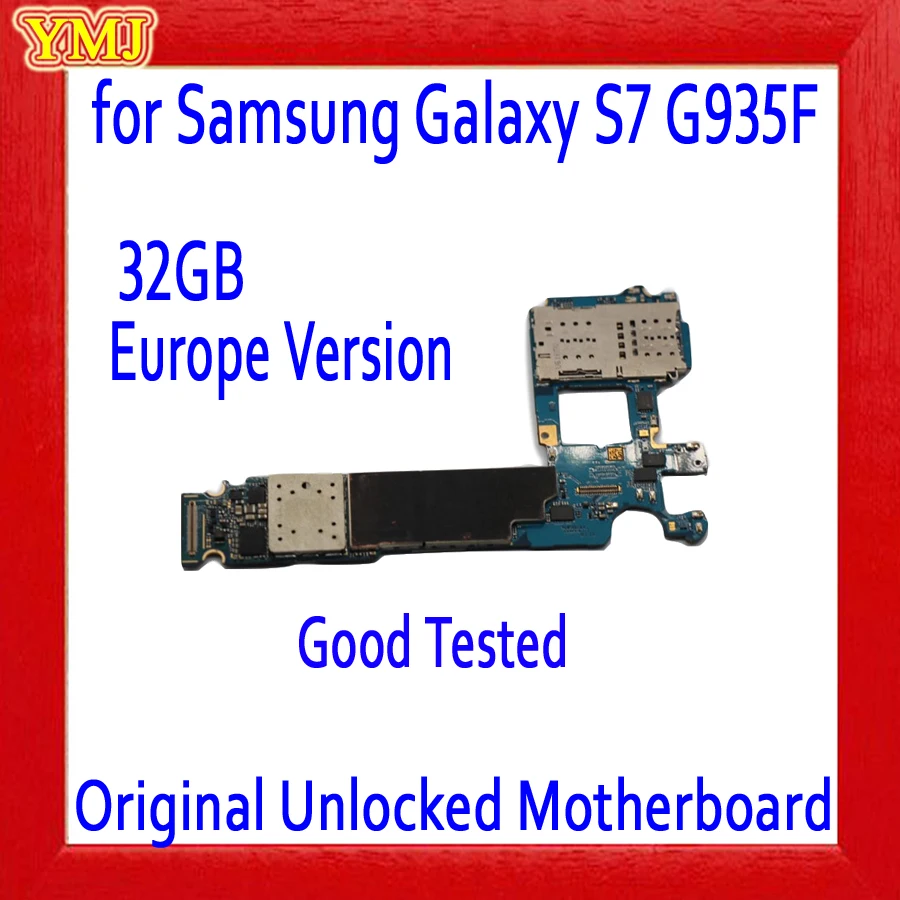 Европейская версия для samsung Galaxy S7 edge G935F материнская плата, оригинальная разблокированная для Galaxy S7 G935F материнская плата+ полные чипы