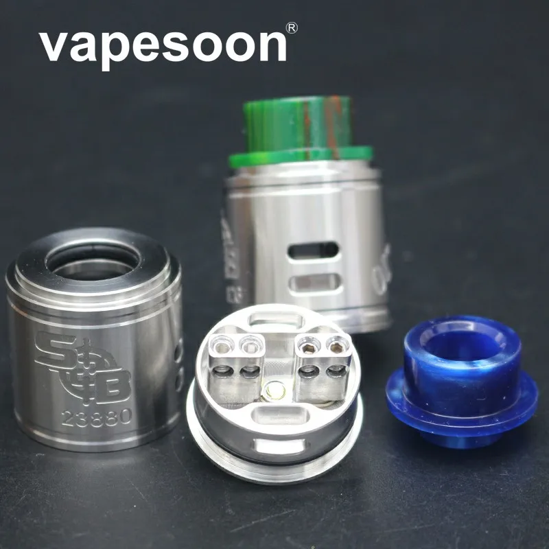 Vapesoon SOB V4 18650 Аккумуляторный механический мод электронная сигарета комплект с Outlaw RDA комплект подходит 2*18650 батареи для 510 нить RDA Атомайзер