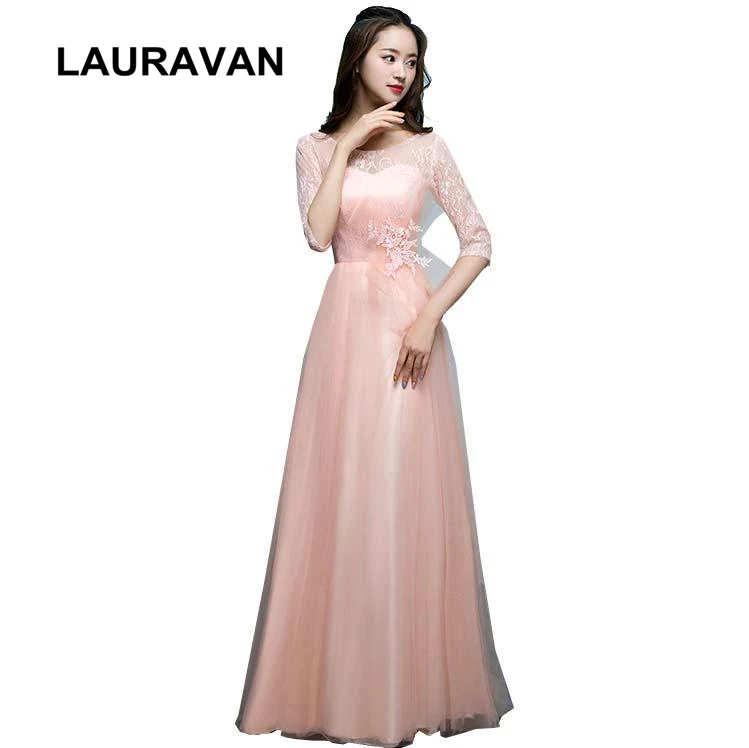ladies peach dress