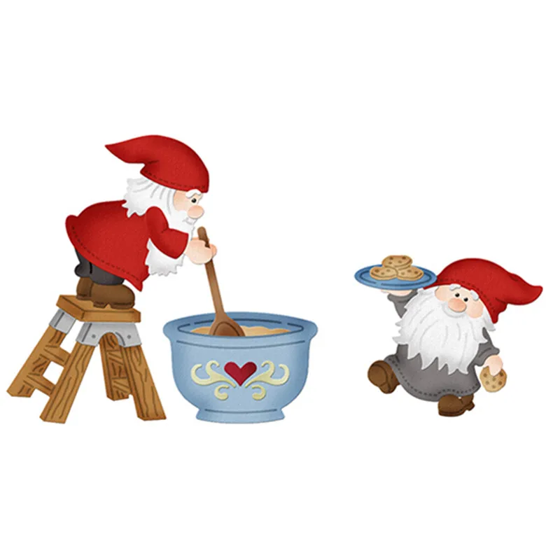 

Father Christmas dies Scrapbooking Metal Cutting Dies New Arrivals Santa Claus 2019 Craft Dies For Cards Making Metal Cut Dies