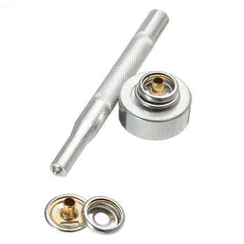 

52pcs Stainless Steel Fastener Snap Press Stud Cap Button Marine Boat Fast Fixed