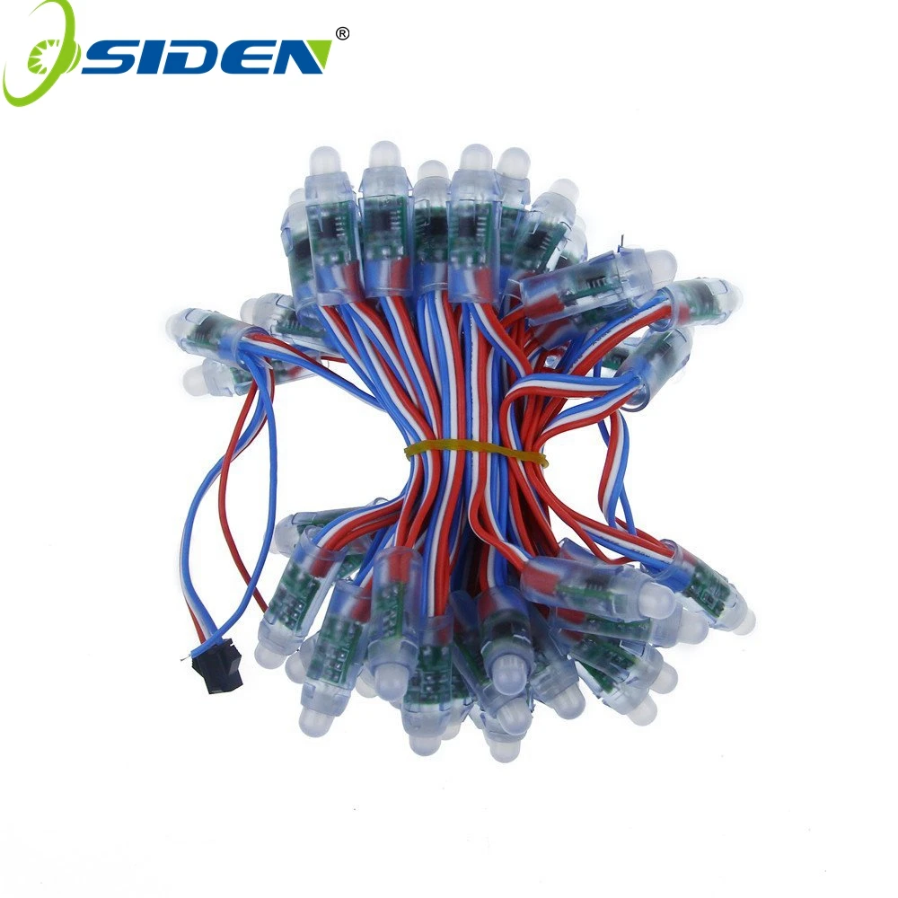 

OSIDEN DC5V WS2811 12MM LED Pixel Module string Light Full Color RGB Pixel Module IP65 Waterproof Point Lights ForAdvertisement