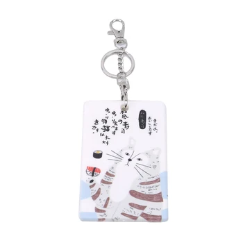 

Cartoon Cute Credit Card Holder Bag Key Chain Bus Meal Card Case Students Beauty Girls Card Sets Multifunction Card Holder