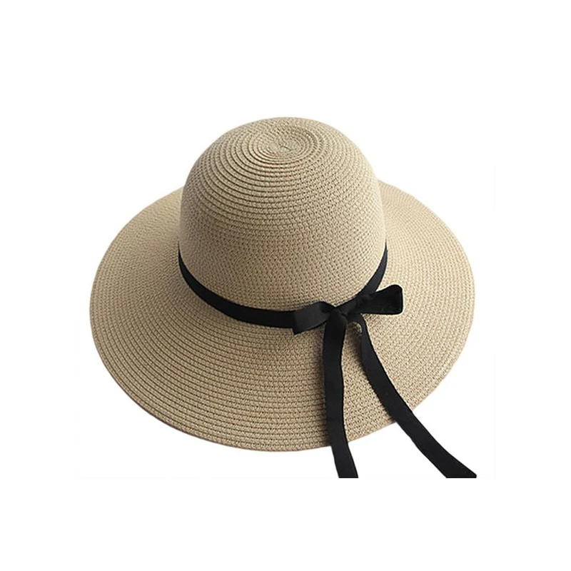 New Fashion For Hats Women Trilby For Cap Summer Beach Sun Straw with
