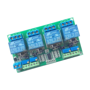 

4 way relay module four channel voltage comparator circuit module LM339 LM393 circuit 5Vor 12V or24V