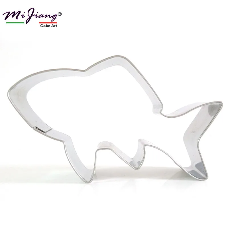 

Stainless Steel Fish Shaped Cake Mold Fondant Cookie Cutters DIY Cake Decorating Tools Biscuit Mould Kitchen Accessories S7029