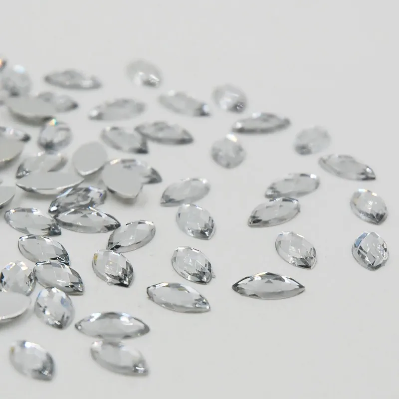 2015-Hot-Sale-5x10MM-100Pieces-Flat-Back-Marquise-Earth-Facets-Clear-Crystal-Color-Acrylic-Rhinestone-Beads (1)