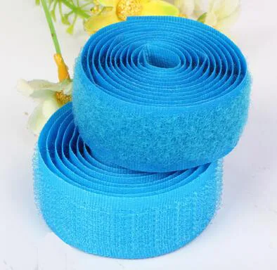 08 2 см* 1 м волшебная лента без самоклеющейся крепежной ленты DIY полиэфирная нейлоновая застежка-липучка аксессуары для шитья Klittenband без клея - Цвет: 08