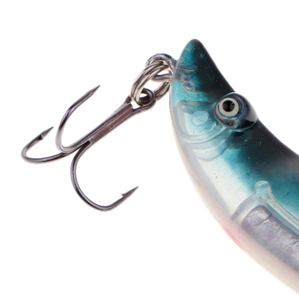 Perfeclan Fishing Lure Shrimp Lure Squid 8cm/15g Hard Jig Baits Swing Shrimp Squid Lure Squid Jigs Fishing Lures