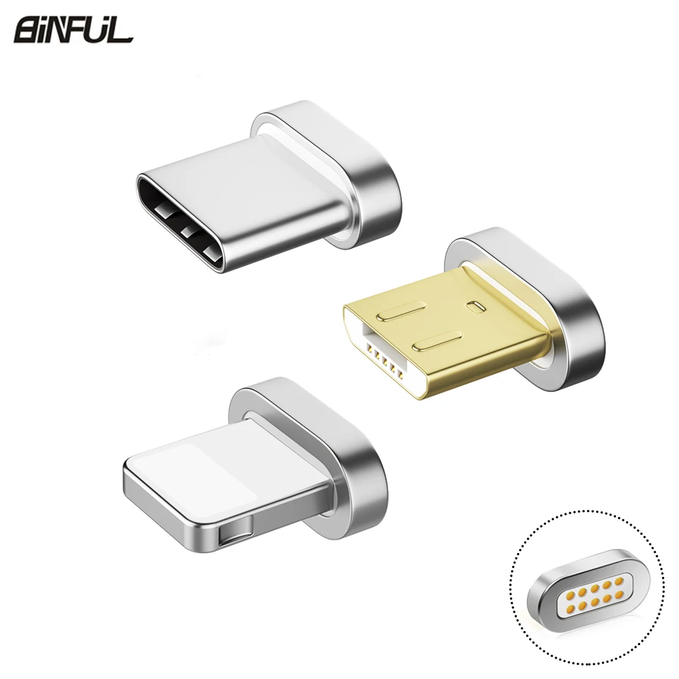 Магнитный зарядный кабель штекер для Samsung Galaxy A3/A5/A7 J3/J5 2017/2016 USB Type C Micro