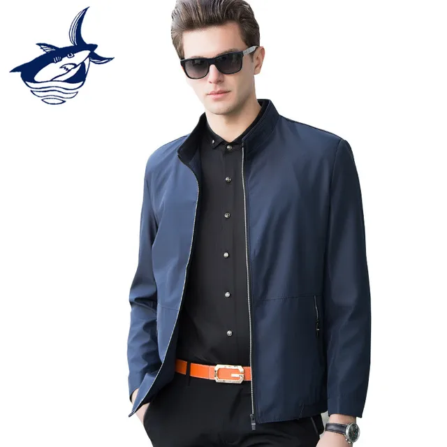 2018 Famous Brand Tace & Shark Smart Casual Jacket Men Solid Simple