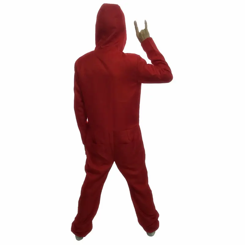 Бумага дом Сальвадор Дали Косплей Костюм La Casa De Papel красные комбинезоны Хэллоуин