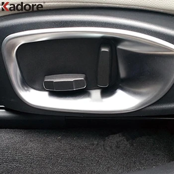 

For Jaguar F-PACE 2016 2017 2018 Interior Seat Adjustment Switch Button Control Cover Trim Car Styling Accessories Sticker