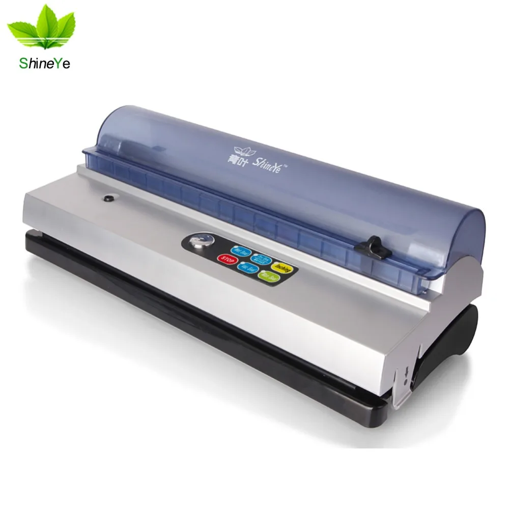 

ShineYe Automatic Vacuum Food Sealer Packaging Machine Household Vacuum Packers with Free Vacuum Bags Kit for food DZ-320D